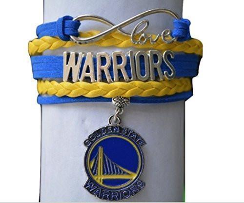 Infinity Love Golden State Basketball Bracelet Warriors logo