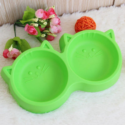 Plastic Cat Face Bowl Environmental
