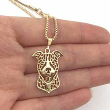 Puppy Dog Pitbull Pendant Necklace