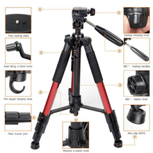 Portable Travel Aluminum Camera Tripod & Pan Head for SLR DSLR