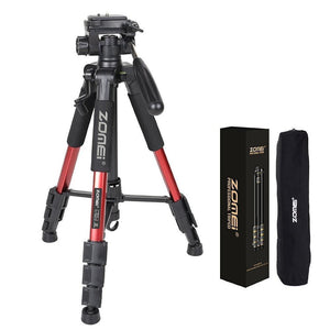 Portable Travel Aluminum Camera Tripod & Pan Head for SLR DSLR
