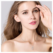 Mommy & Baby (925 Sterling Silver) Foot Pendant & Necklace