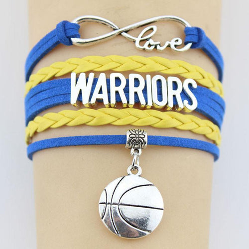 Infinity Love Golden State Basketball Bracelet