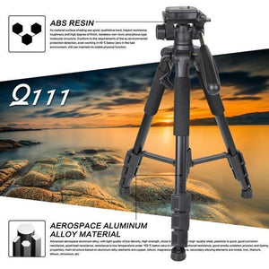 Portable Travel Aluminum Camera Tripod & Pan Head for SLR DSLR