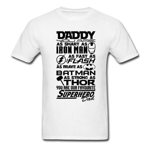T Shirt Superhero T-Shirt Daddy