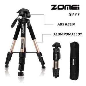 Portable Travel Aluminum Camera Tripod & Pan Head for SLR DSLR