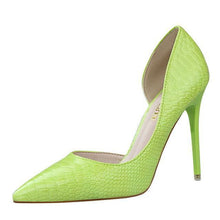 Leather 10CM Thin Heel Stiletto