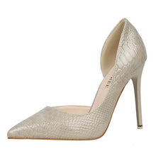 Leather 10CM Thin Heel Stiletto