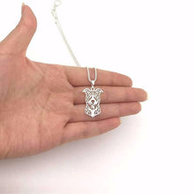 Puppy Dog Pitbull Pendant Necklace