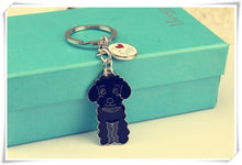 Poodle key chain