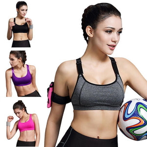 Hot Selling 2016 New women Soft Top Sports Vest Gym Fitness Sports Bra popular Tank Tops Stretch Sports Bra Sportswear