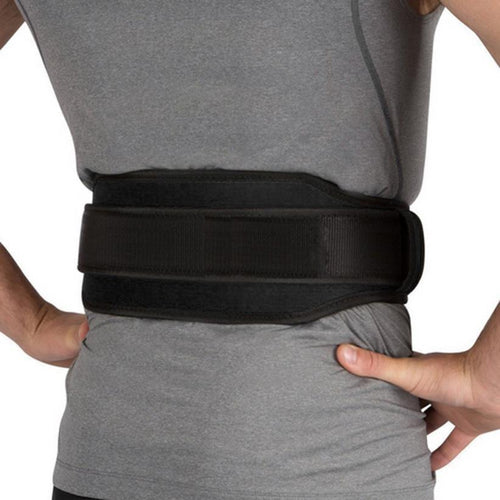 Sports Weightlifting Fitness Boxing  Safety Gym Belt Waist Support Back Protector L Size #