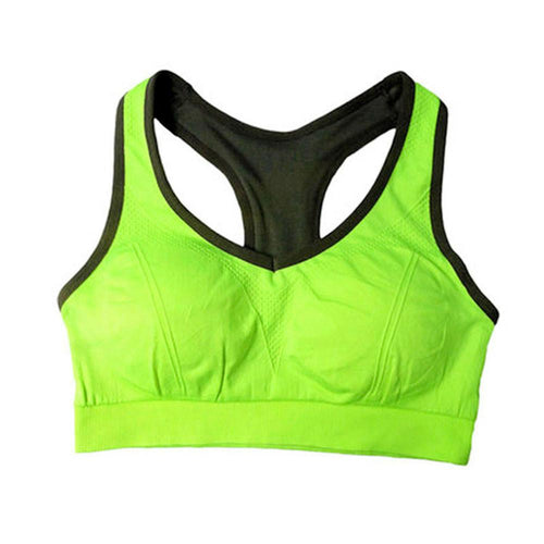 New Women Sports Bra Push Up Shockproof Vest Tops with Padding for Running Gym Fitness Jogging Yoga Shirt #E0