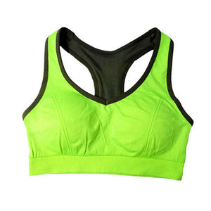 New Women Sports Bra Push Up Shockproof Vest Tops with Padding for Running Gym Fitness Jogging Yoga Shirt #E0