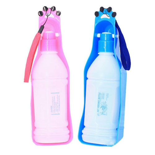 New Folding Pet Water Bottle Dispenser Dog Cat Water Bottle Drinking Feeding For Pet Travel