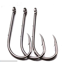 Lot 100pcs Bait Holder Hook Jig Big Fishing Hooks Black HIgh Carbon Steel Fishook