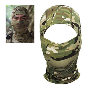 Camouflage Hood Ninja Outdoor Cycling Motorcycle Hunting Military Tactical Helmet Liner Gear Full Face Mask