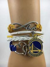 Infinity Love Golden State Basketball Bracelet Warriors logo